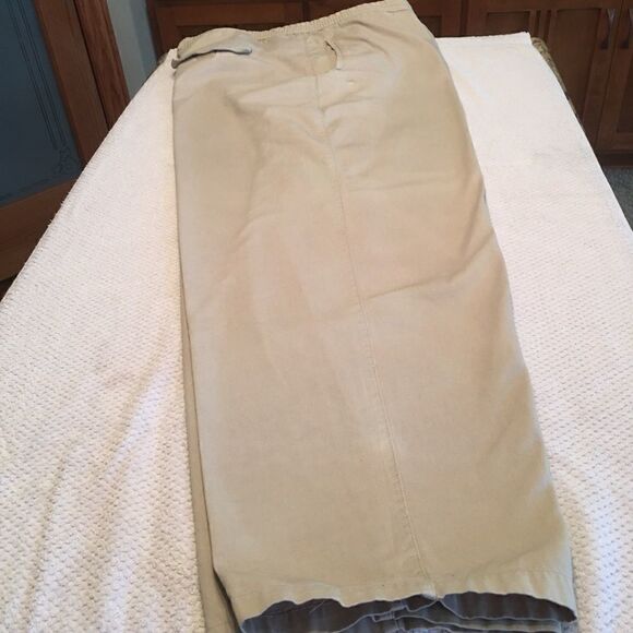 David Taylor beige tan tie waist snap XXL easycare - Picture 1 of 8